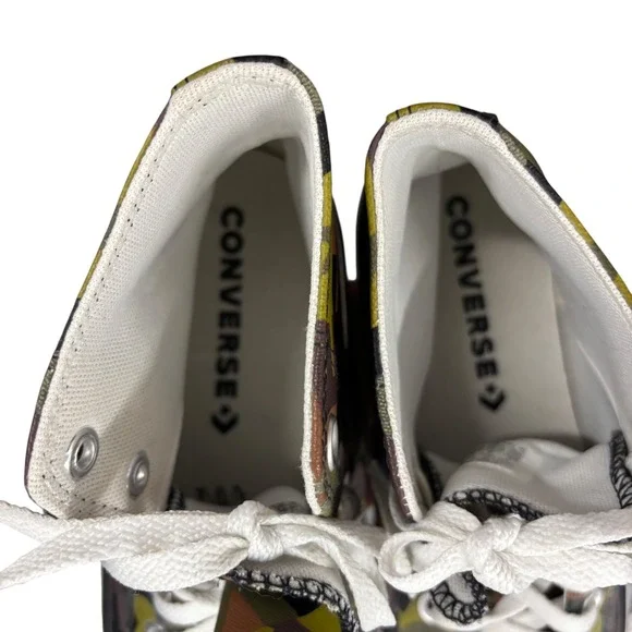 Converse All Star High Top Camo Print Sneakers Unisex M 6 W8 - Picture 10 of 11